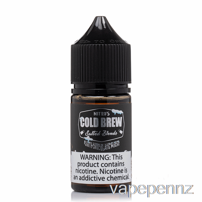 White Chocolate Mocha - Nitros Cold Brew Salts - 30mL 45mg VAPE NZ